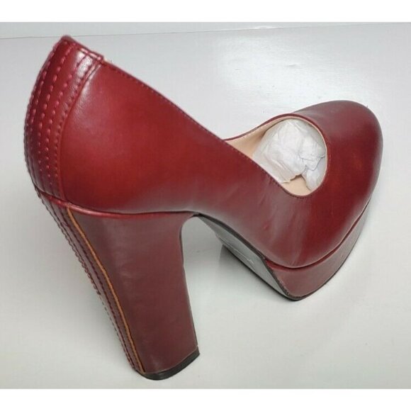 PRIMADONNA COLLECTION WOMEN SZ EURO 40 ROSSO 4 IN HEELS NEW / BOX GP12024-21ECP - Picture 7 of 12